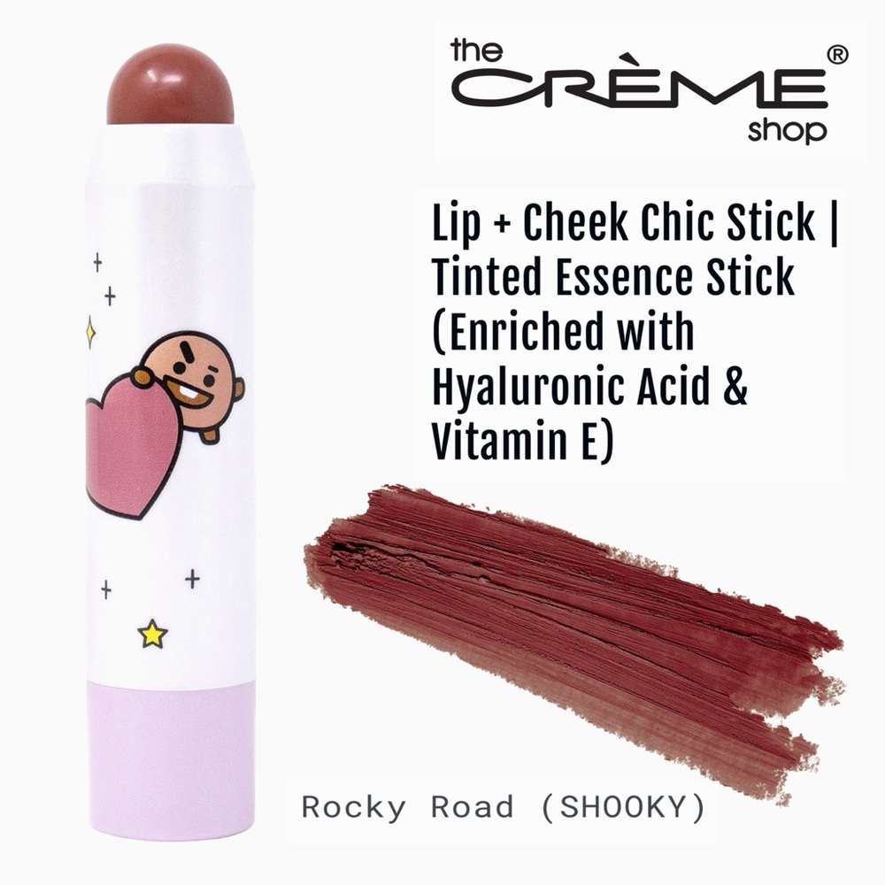 The Crème Shop Lip + Cheek Chic Stick | Tinted Essence Stick • Rocky Road